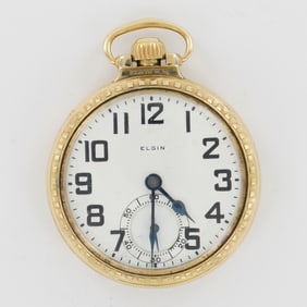 Elgin Nat'l Watch Co. B.W. Raymond 16S 12K Gold Filled Pocket Watch