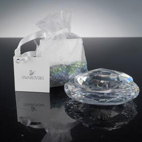 Swarovski Crystal Tropical Jewelry Box with Blue Crystals