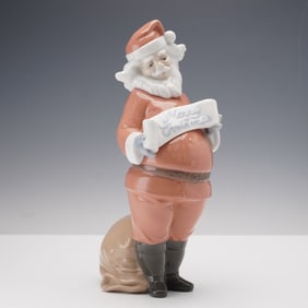 Nao by Lladro Figurine, Santa's Best Wishes 1399