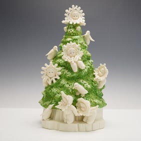 Snowbabies Collectors Edition Figurine, Flakes Falling From The Tree