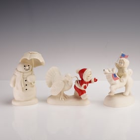 3pc Snowbabies Figurines, Holidays
