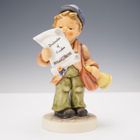 Goebel Porcelain Figurine Ambassadors of Freedom Declaration of Freedom