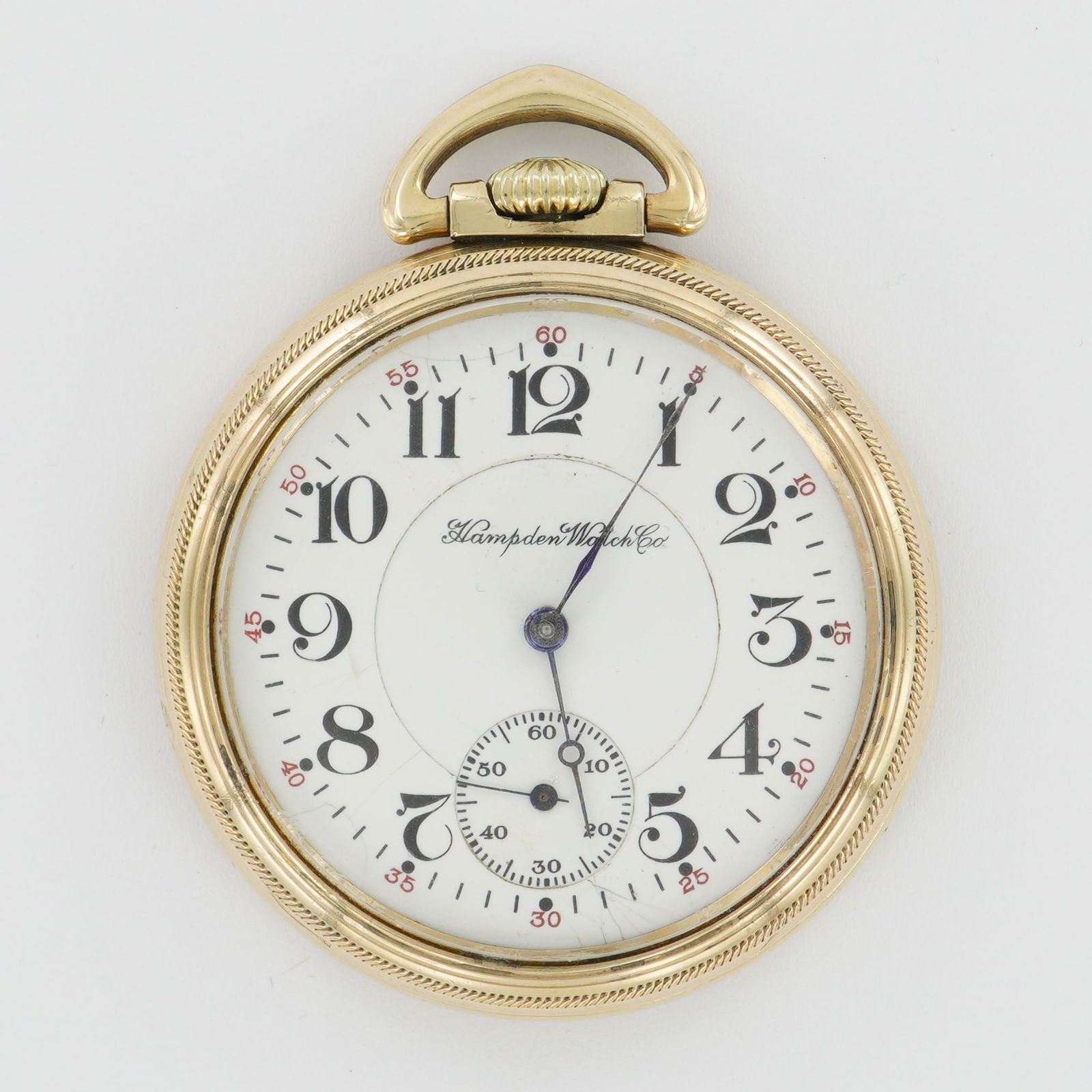 16s 10K Rolled Gold Plate Case Pocket Watch (1 of 4)