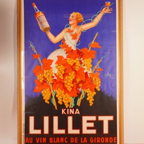 Robert Wolff (Robys) Kina Lillet 1937 Lithograph Advertising Poster