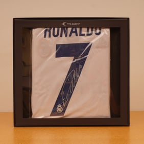 Cristiano Ronaldo Signed Real Madrid Jersey 2016-2017 Season w/ COA