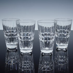 4pc Waterford Crystal Glenmore Flat Tumblers