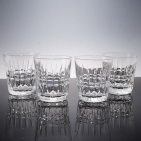 4pc Waterford Crystal Old Fashioned Glasses, Glenmore