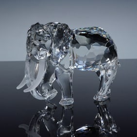 Swarovski Crystal Figurine, African Elephant