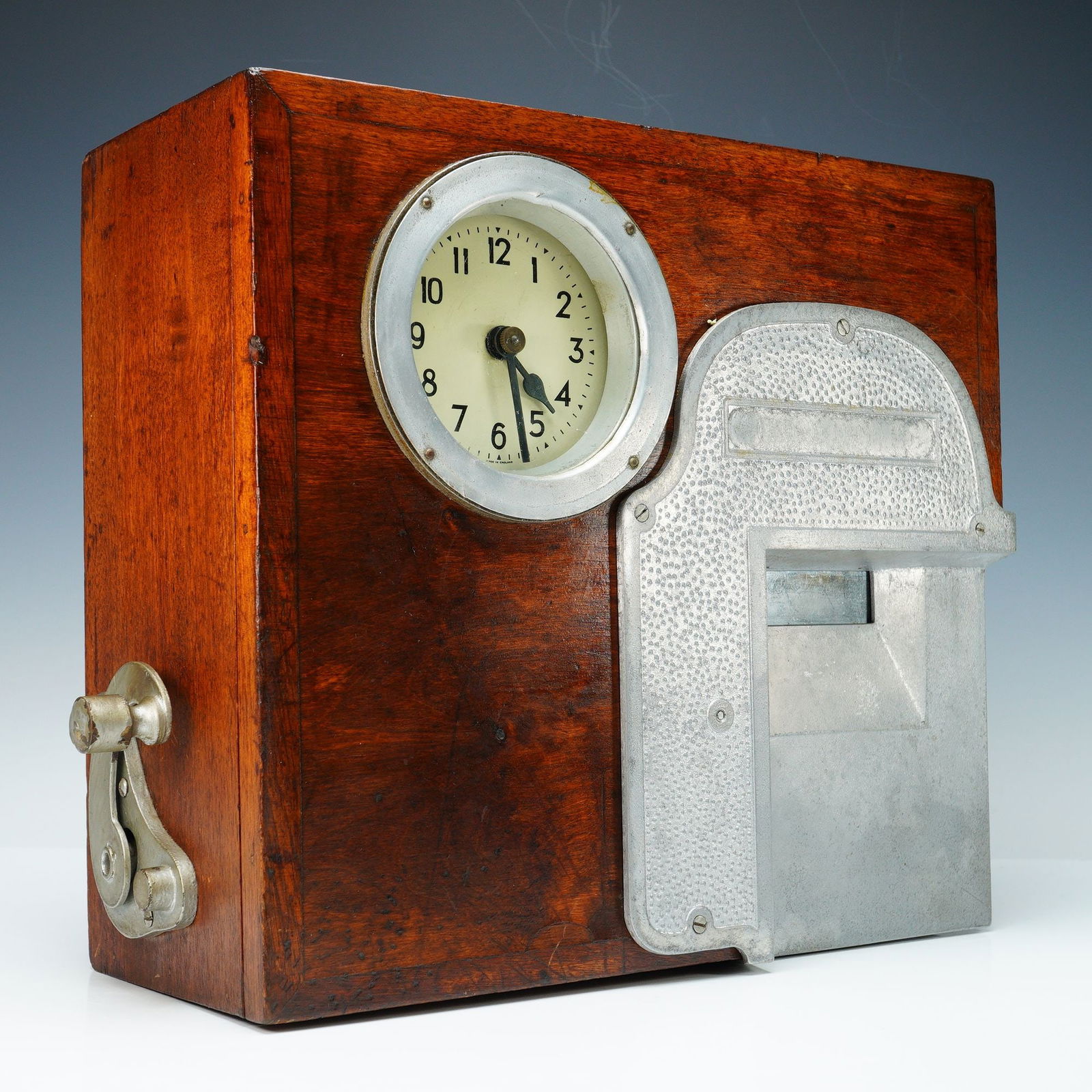 Watkins Early 20th Century English Industrial Time Recorder Clock (1 of 10)