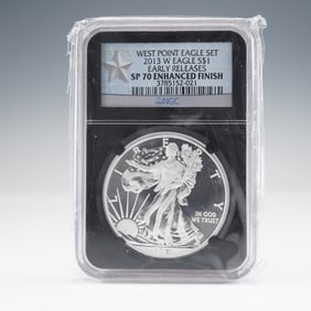 2013-W American Silver Eagle $1 Coin NGC Graded SP70 Enhanced Finish