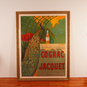 Camille Bouchet 1920s Cognac Jacquet French Lithograph Poster
