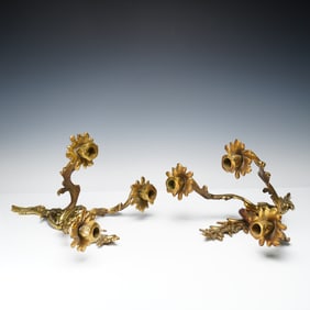 Pair of French Louis XV Wall Sconce for Candles