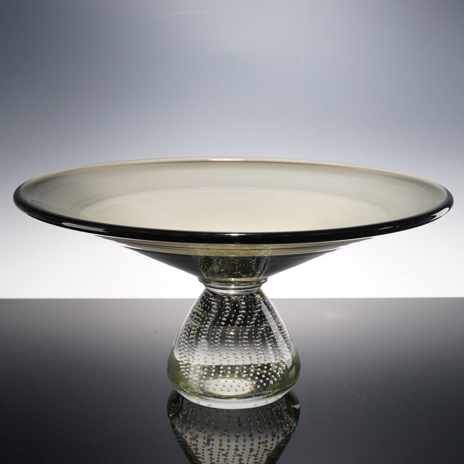 Erickson Glass Centerpiece Bowl with Controlled Bubble Base (1 of 5)