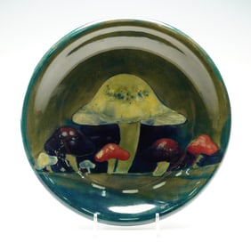 William Moorcroft Pottery Plate, Claremont