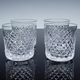 4pc Waterford Crystal Alana Rocks Glasses