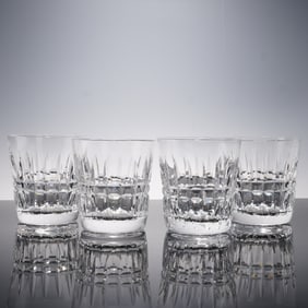 4pc Waterford Crystal Old Fashioned Glasses, Glenmore
