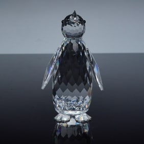 Swarovski Kingdom of Ice & Snow Crystall Figurine, Large Penguin