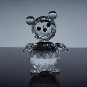 Swarovski Silver Crystal Figurine, Giant Bear