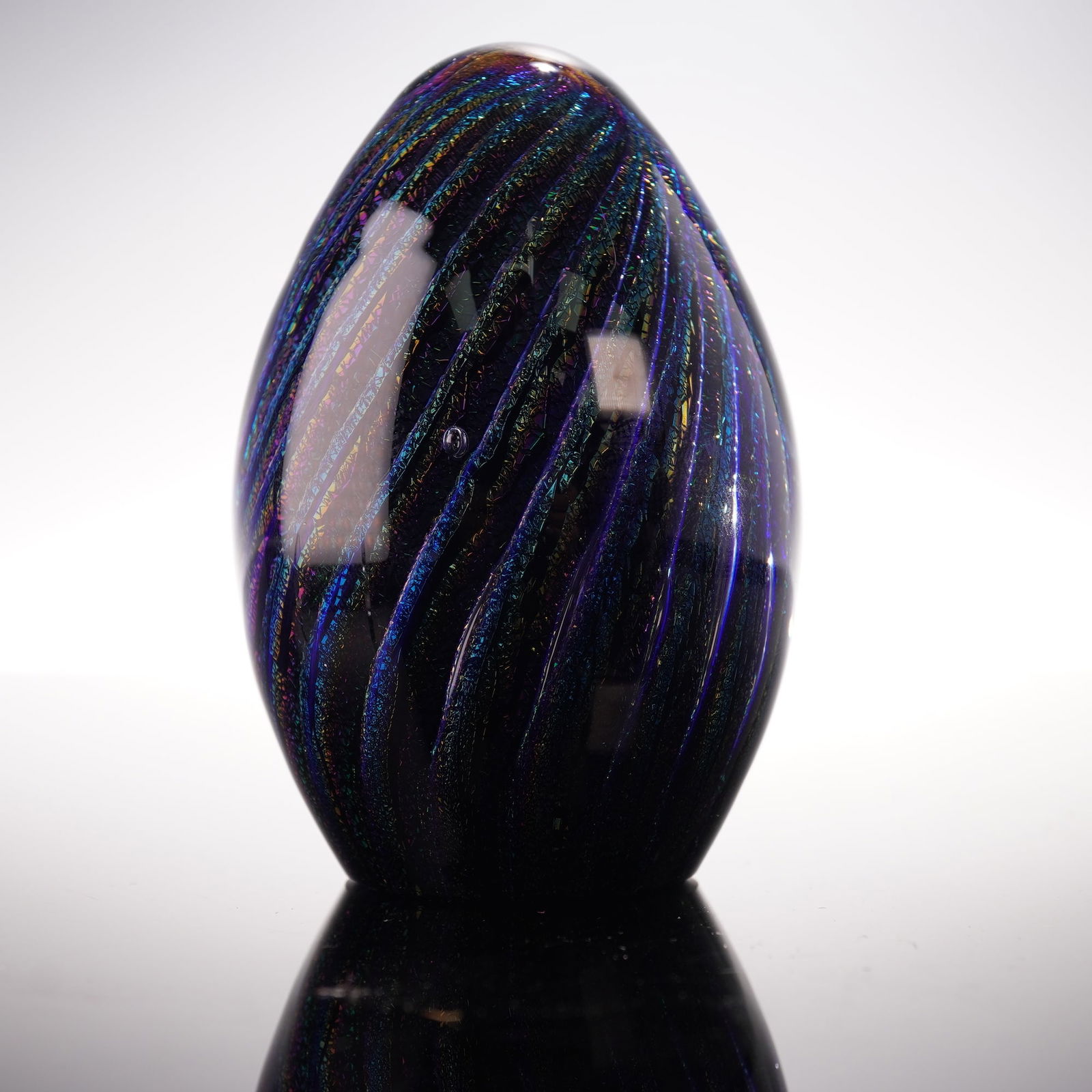 Robert Eickholt Dichroic Art Glass Paperweight (1 of 4)