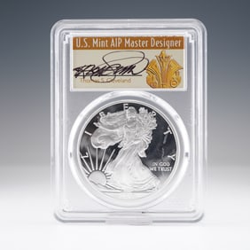 2017-W American Silver Eagle First Day Issue $1 Coin PCGS Graded PR70 DCAM