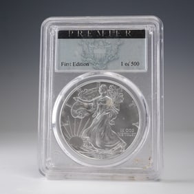 2021-S American Silver Eagle Type 1 Dollar PCGS Graded MS 70