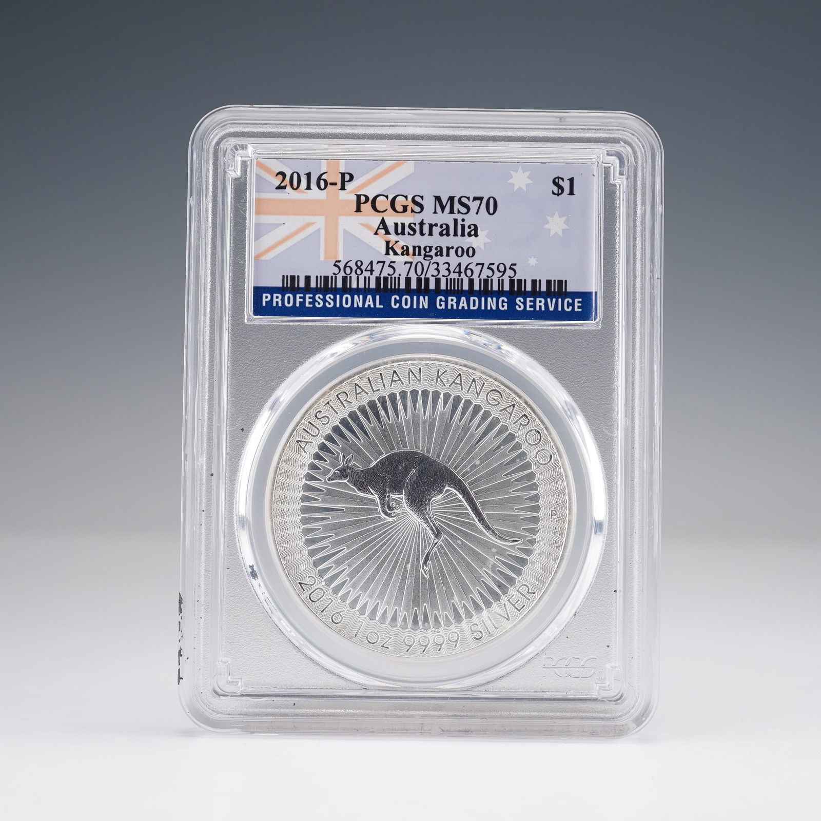 2016-P Australia Kangaroo Silver Dollar PCGS Graded MS70 (1 of 4)