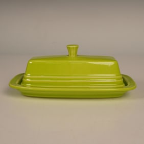 Fiesta Ware Covered Butter, Green Chartreuse