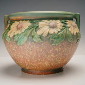 Roseville Pottery Dahlrose Jardiniere