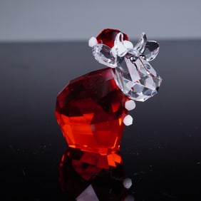 Swarovski Crystal Lovlots Figurine, Santa Mo
