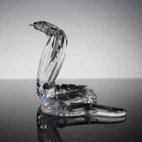 Swarovski Crystal Figurine, Cobra Snake 243979
