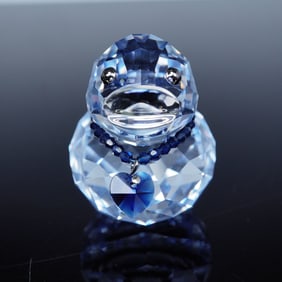 Swarovski Crystal Figurine, Happy Duck Jolly Jay