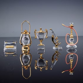 5pc Swarovski Crystal Memories Miniature Figurines