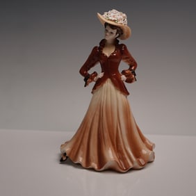 Coalport Joan Figurine - Ladies of Fashion Series