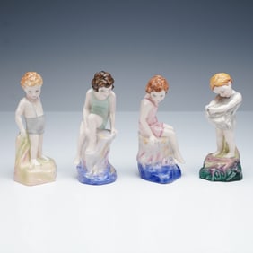 4pc Royal Doulton Archives Figurines
