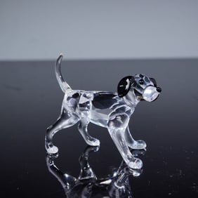 Swarovski Crystal Figurine, Dalmatian Puppy Standing, Model 628947