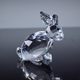 Swarovski Crystal Sitting Rabbit Figurine, Model 905777