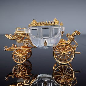 Swarovski Journeys Crystal Figurine, Carriage, Travels through Time