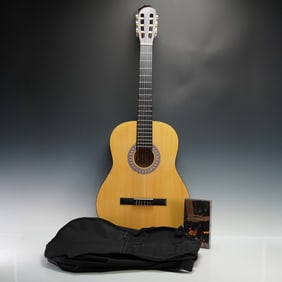 Esteban Signed Burswood Acoustic Guitar with Case & Instructional Video