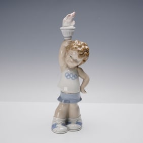 Lladro Porcelain Figurine, Olympic Puppet 1004968