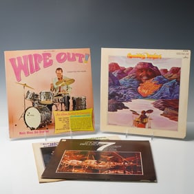 3pc Jazz-Funk Percussion Vinyl Records