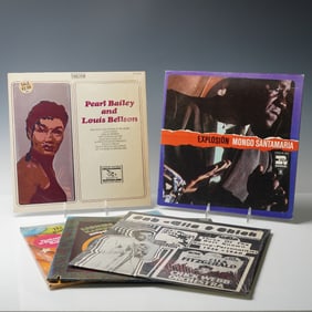 5pc Jazz Record Set, Cab Calloway, Chick Webb, Mongo Santamaria