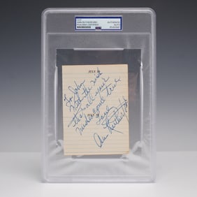 Ann Rutherford Autographed Note