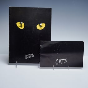 2pc Cats Musical Souvenir Booklets London Theatre Lot