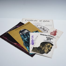 6pc Sammy Davis Jr and London Theatre Souvenir Booklets