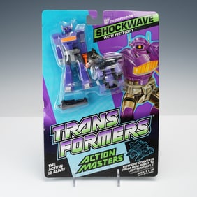 Transformers Action Masters Figurine Decepticon Shockwave with Fistfight