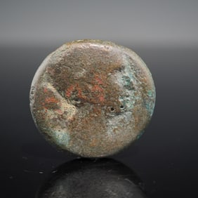 Ancient Egyptian Bronze Cleopatra Ptolemaic 80 Drachmae Coin