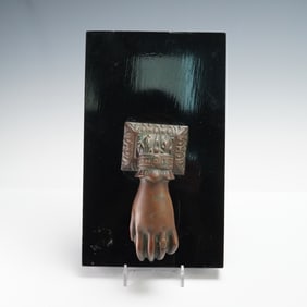 RCM Italian Cast Iron Female Hand Door Knocker