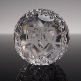 Waterford Crystal Baseball, 2020 World Series Champions Los Angeles Dodgers