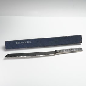 Jerusalem Stainless Steel Bread Knife with Box, Sheffield