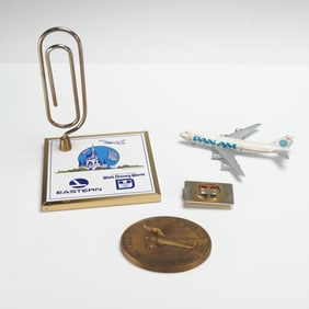 4pc Eastern Airlines and Pan Am Aviation Memorabilia